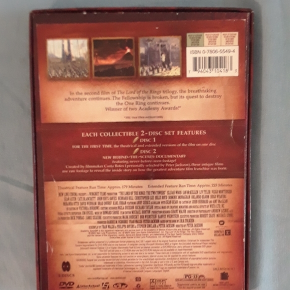 The Lord Of The Rings The Two Towers - Two Set DVD - Picture 6 of 6
